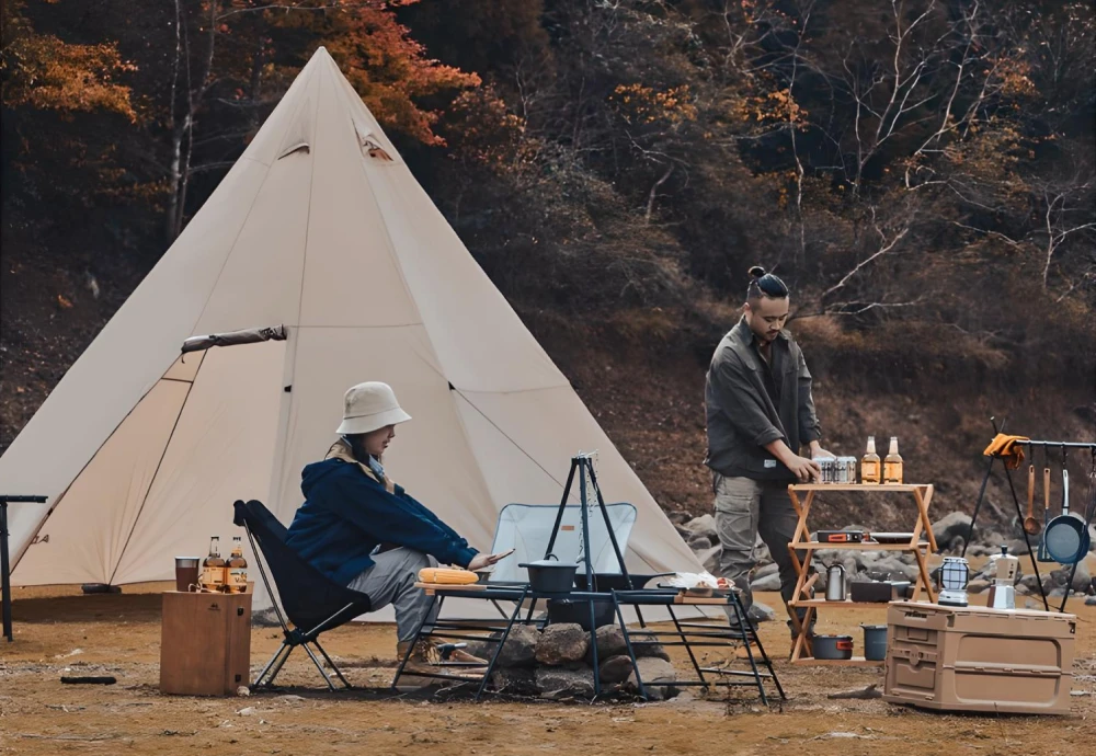 glamping teepee tent